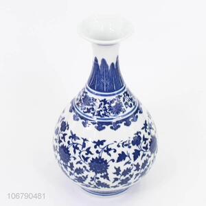 Fashion Blue And White Porcelain Vase Best Household Decorative Crafts