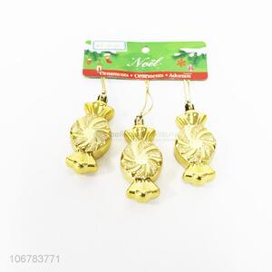 Competitive Price Golden Candy Shaped Christmas Ornaments