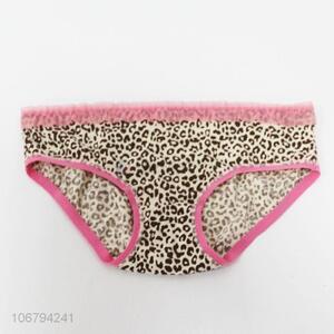 Custom Ladies Leopard Print Briefs Fashion Underpants