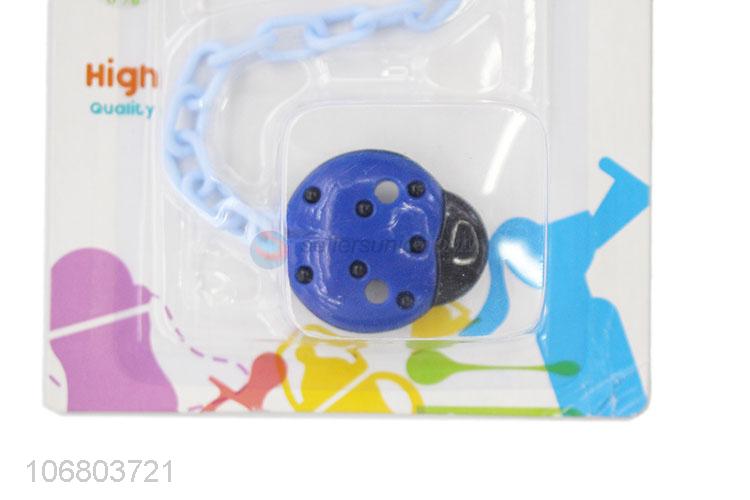 Wholesale cheap cartoon baby pacifier chain clip baby teether