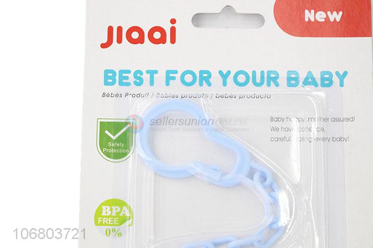 Wholesale cheap cartoon baby pacifier chain clip baby teether
