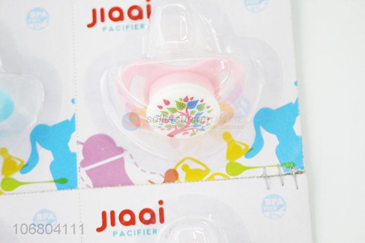China OEM food grade silicone baby nipple pacifier