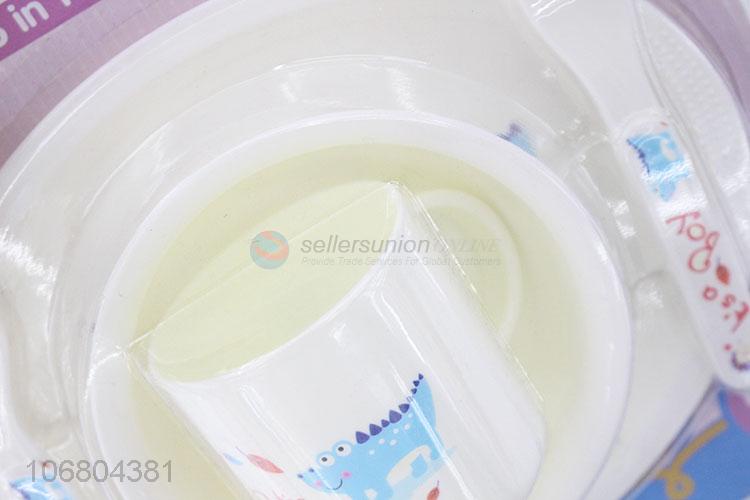 China supplier bpa free 4-in-1 baby feeding set with cup