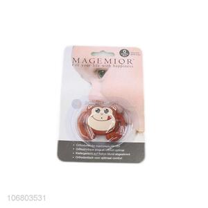 Attractive design cartoon monkey silicone baby nipples teething pacifier