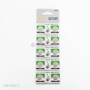 Factory Wholesale 1.55V AG12 Alkaline Button Cell Non-rechargeable Battery