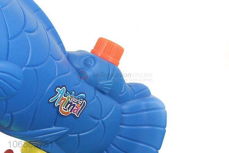 New Product Beach Toy Plastic Cartoon Fish Animal Pressure Water Gun