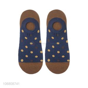 Reasonable price custom pattern jacquard sock cotton ankle socks