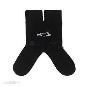 New design creative knitted jacquard cotton socks for winter