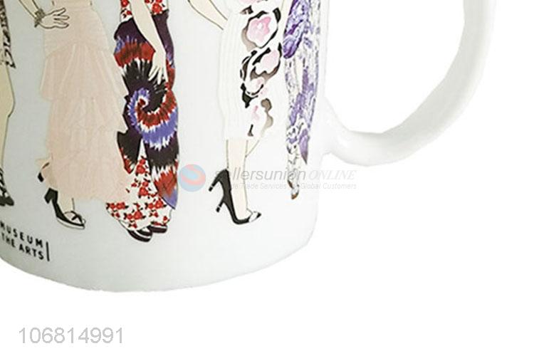 China OEM custom decal ceramic mug fashion coffee mug