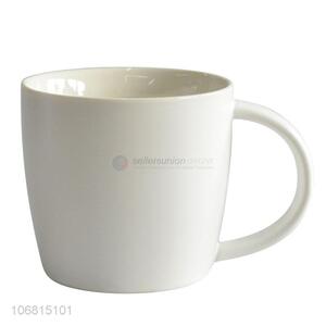Factory wholesale blank plain ceramic coffee mug milk cup