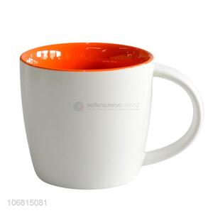 Wholesale color inside sublimation ceramic coffee cup water cup
