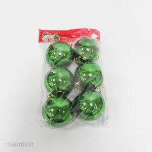 Popular products 8cm green plastic Christmas balls