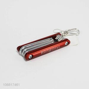 Factory price hand tools foldable stainless steel hex wrench set