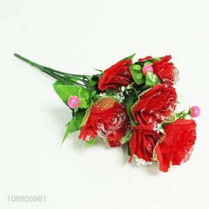 Wholesale Plastic Artificial Rose Fashion Simulation Flowers