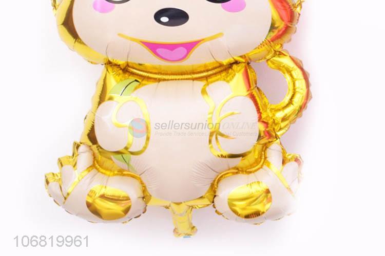 Cartoon Design Female Monkey Foil Balloon For Festival Decoration