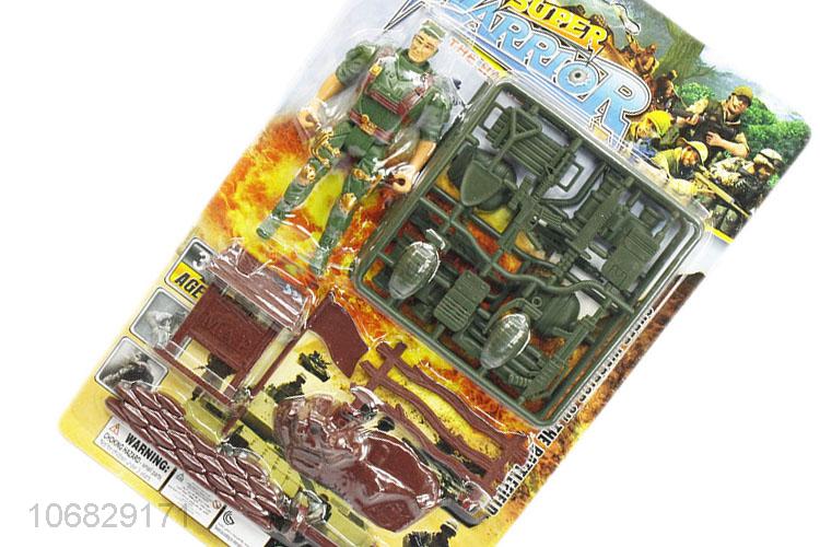 Promotional cheap mini soldier figure model toys for kids
