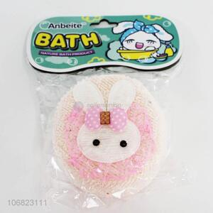 Cute design cartoon bunny shower sponge wholesale