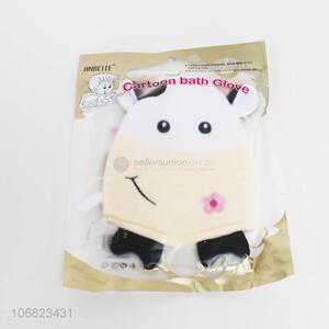 Wholesale hottest cartoon calf design bath gloves