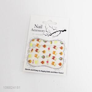 Good Factory Price Cute Cartoon Nail Accessories PVC Nail Stickers