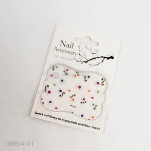 Wholesale Girls Flowers Design Nail Sticker Fashion Nail Accessory