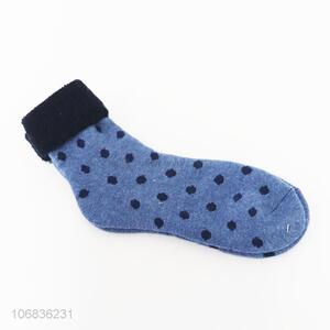 Factory price polyester socks winter warm socks for men