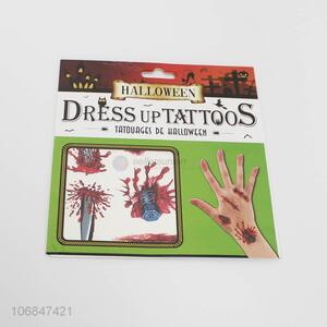 Factory price Halloween dress up bloody tattoos