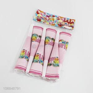 Promotional happy birthday paper horns party supplies