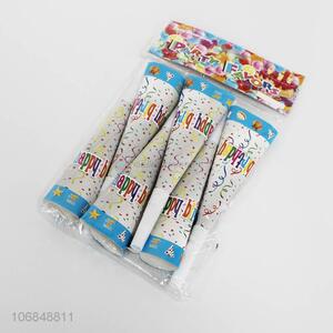 Wholesale birthday party paper trumpets paper blow horns
