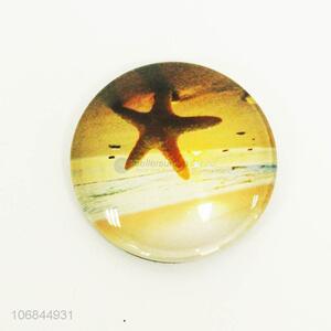 New products decorative round dome fridge magnet