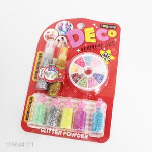 Custom Glitter Powder Manicure Set Toy