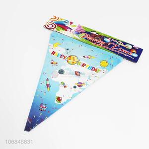 New design party decoration 10pcs colorful pennants