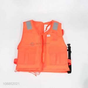 High quality orange foam life vest life jacket