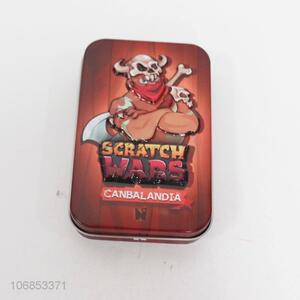 Low price cartoon design metal storage cans