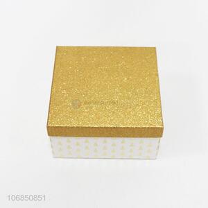 Wholesale hottest golden Christmas gift box packaging box