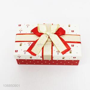 Suitable price luxury paper gift box with bowknot
