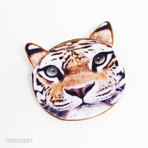 Unique Design Tiger Animal Shape Children Coin Purse With Zipper