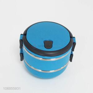 Good Quality Eco-Friendly Round Two-layer  Lunch Box