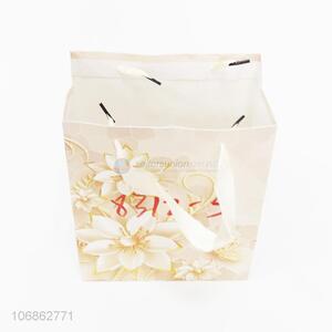 Good sale delicate 3d flower printed paper gift bag