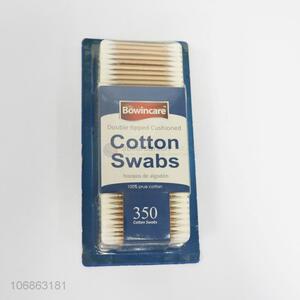 Popular products 350pcs wooden stick cotton swabs