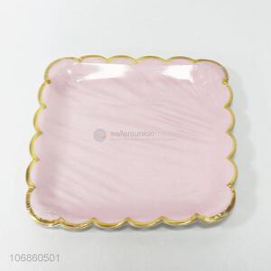Wholesale Unique Design 10PC Square Disposable Paper Plate
