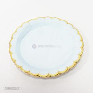 Good Factory Price 10PCS Round Disposable Paper Plate