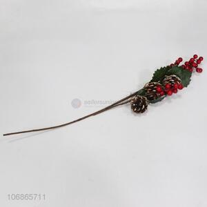 Hot Selling Decorative Christmas Flower Plastic Fake Flower