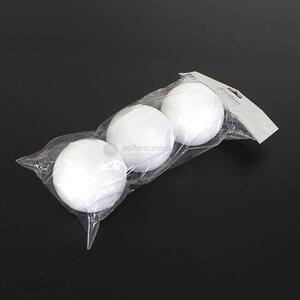 Good Quality 3 Pieces White Foam Christmas Ball