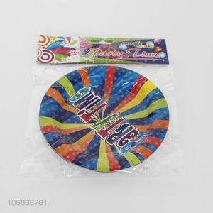 Suitable price party supplies 6pcs round paper plate