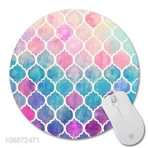 Promotion Custom Round Mat Gaming And Office Colorful 3D Mouse Pad