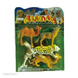 Wholesale Realistic Zoo Animal Model Plastic Toy Set