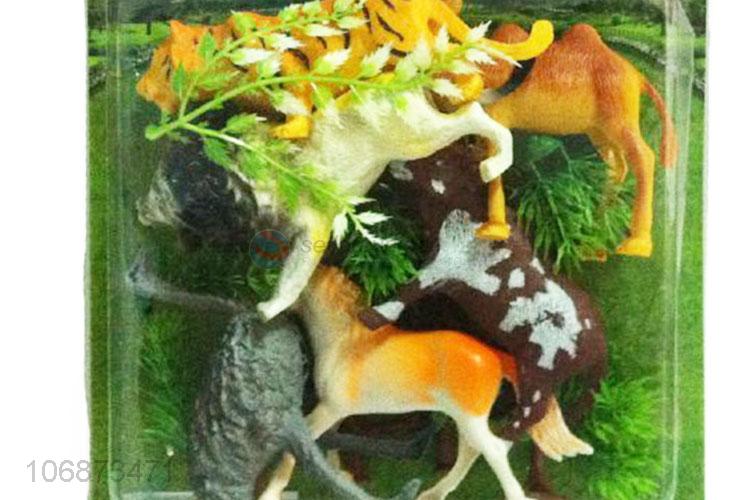 Newest Plastic Simulation Wild Animal Model Toy Set