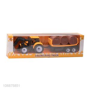 Hot Selling Inertial Engineering Truck Friction Toy <em>Cars</em> For Kids