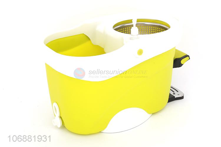 Custom logo 360°spin floor cleaning mop with easy wring mop pedal bucket