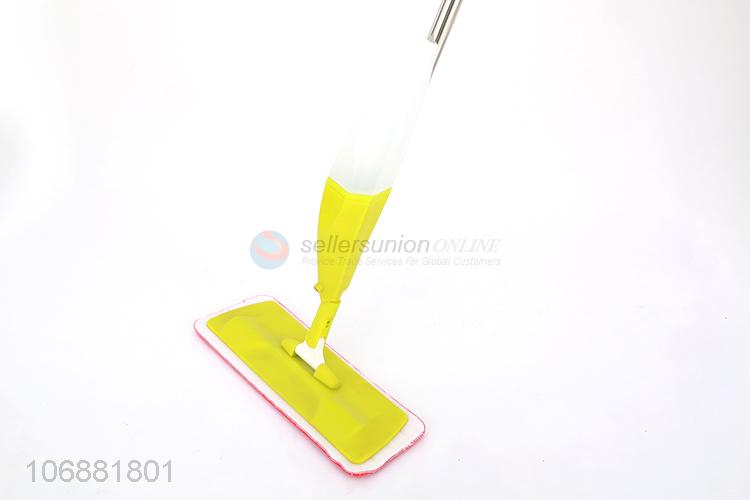 High sales home cleaning microfiber spray flat mop with stainless steel handle